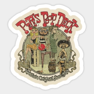 Pete's Poop Deck 1957 Sticker